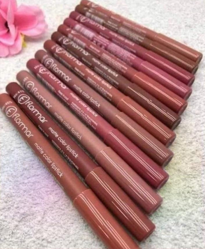matte lip pencils
