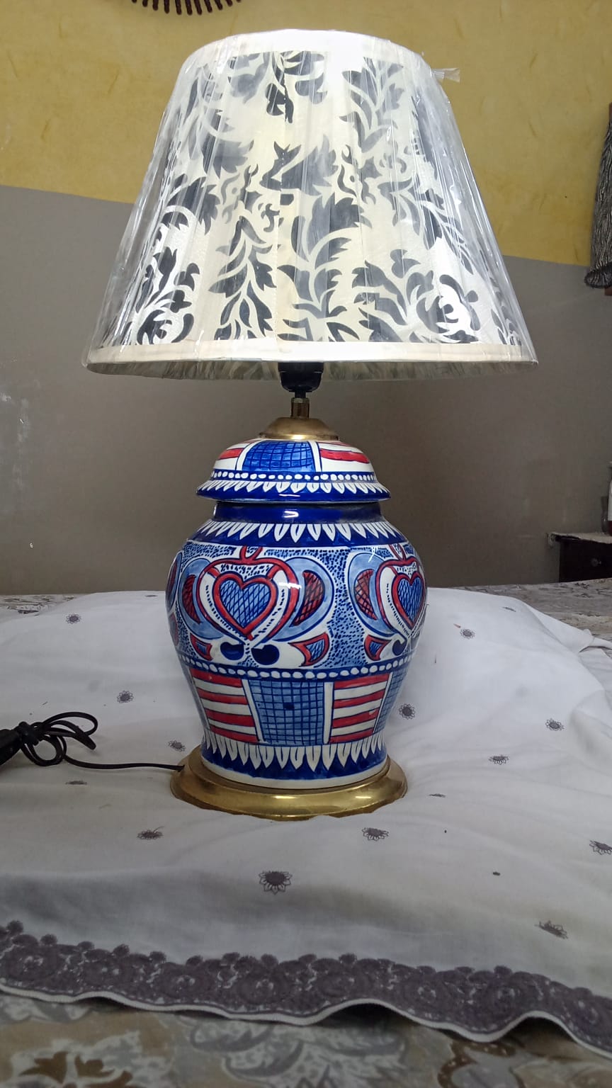 Handcrafted Multan Ceramic Table Lamp