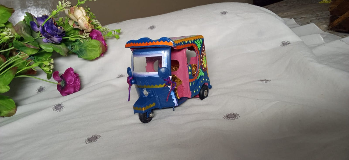 Handcrafted Mini Truck Art Auto Rickshaw