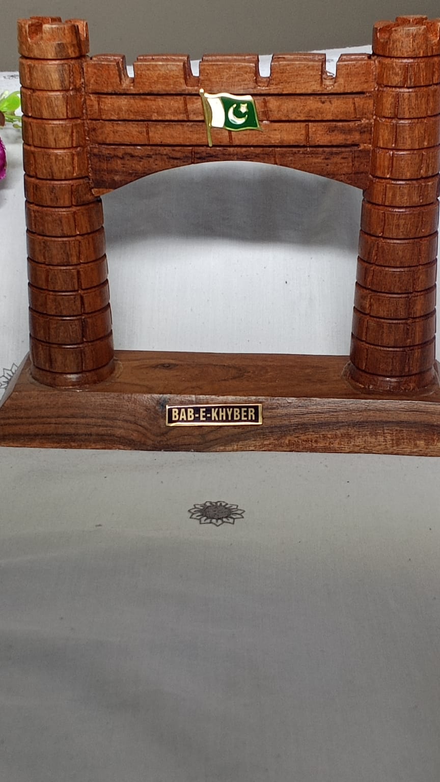 Handcrafted Wooden Bab-e-Khyber Replica