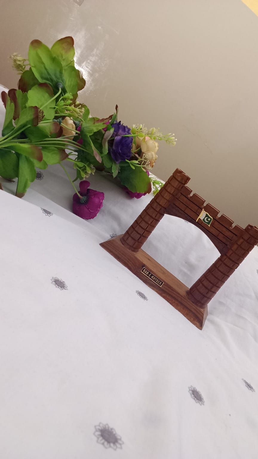 Handcrafted Wooden Bab-e-Khyber Replica