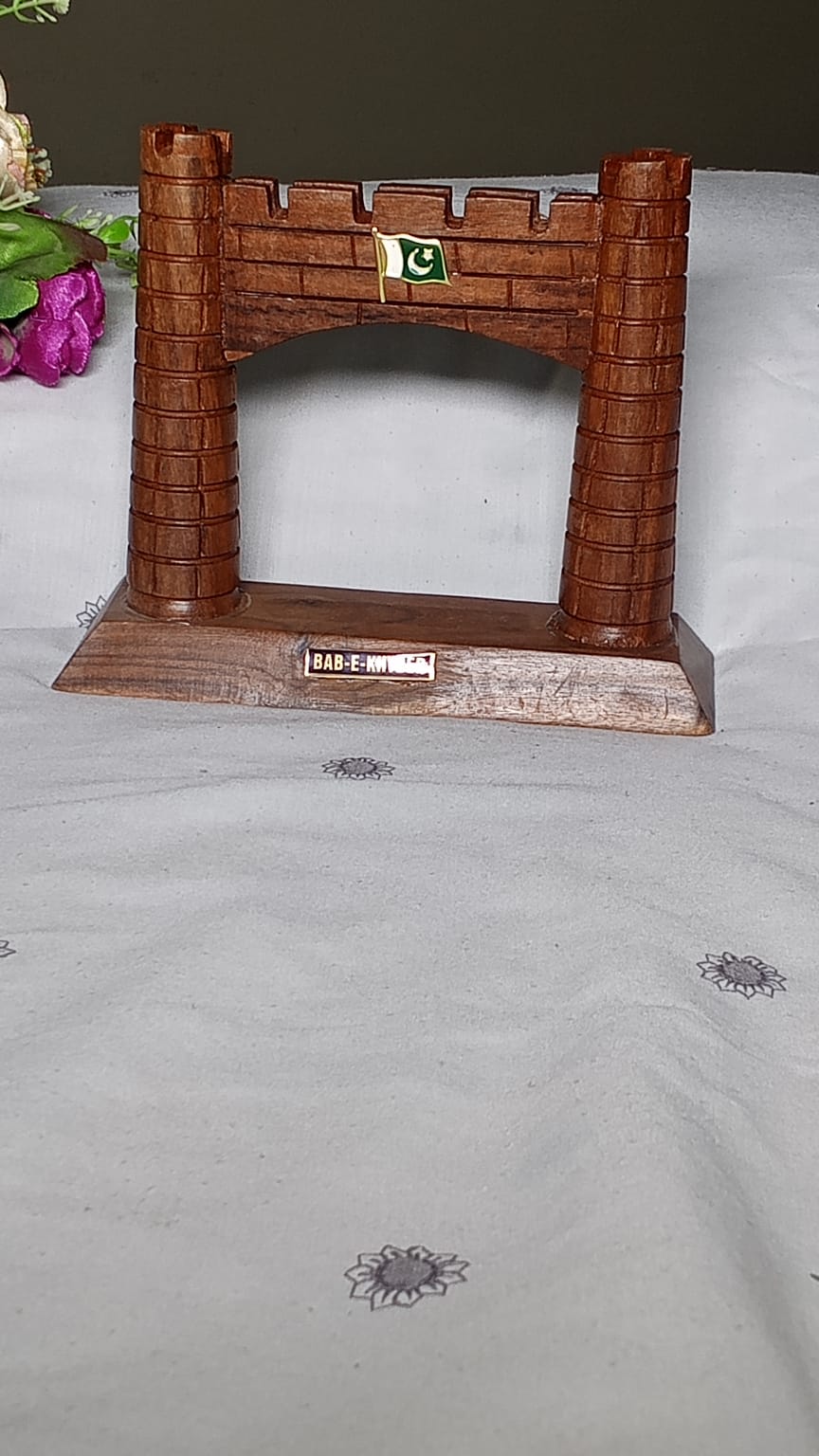 Handcrafted Wooden Bab-e-Khyber Replica