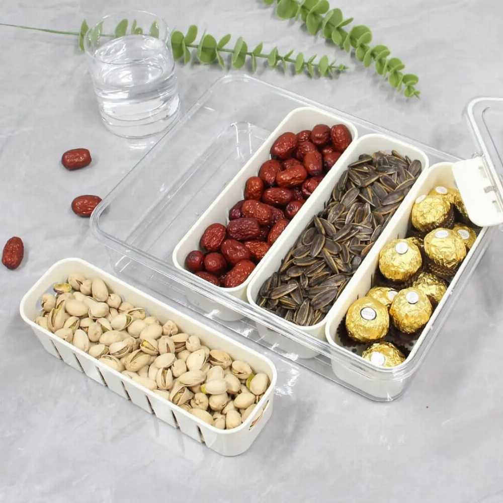 New Big Size 4-Portion Fresh Keeping Box – Extra Large Meal Prep Container