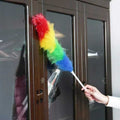 Rainbow Microfiber Duster – Static Charge Dust Remover for Home & Car