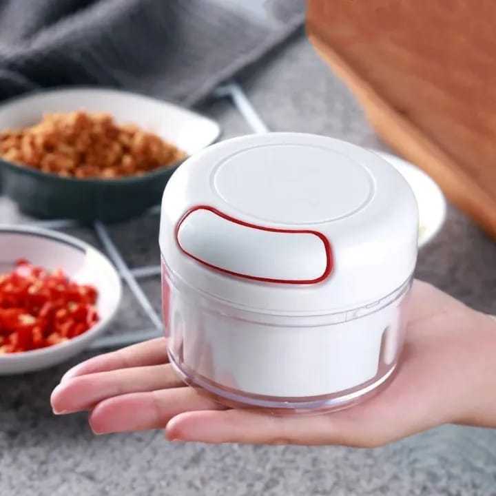 Mini Speedy Garlic & Vegetable Chopper – Manual Hand-Pull Food Processor