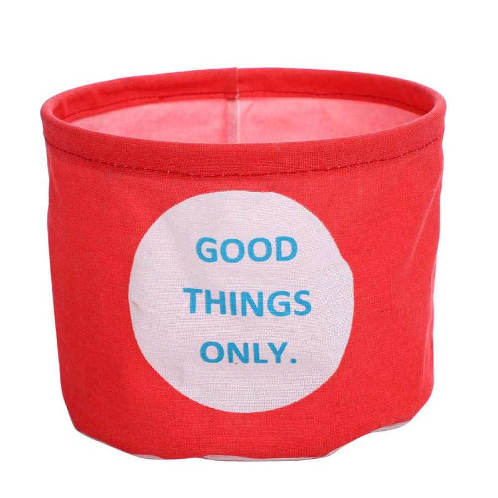 Round Organizing Baskets (Red & Yellow) – Premium Quality Multipurpose Bins