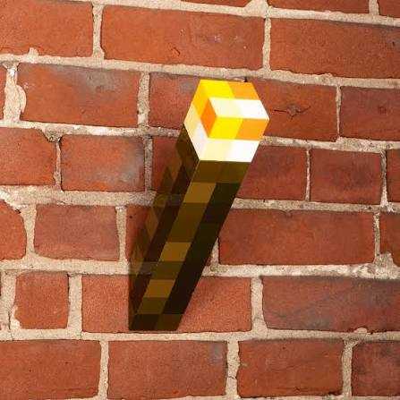 Minecraft Game Torch Light Brownstone USB LED Night Light