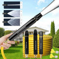 High-Pressure Water Gun Household Car Wash Water Black Car Wash Nozzle Diamond Water Car Wash Gun Watering Pipe metal